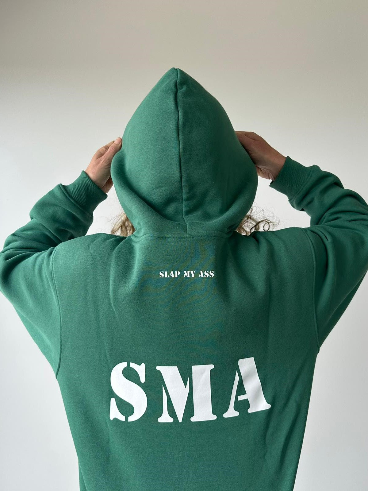 Green Hoodie - Slap My Arse
